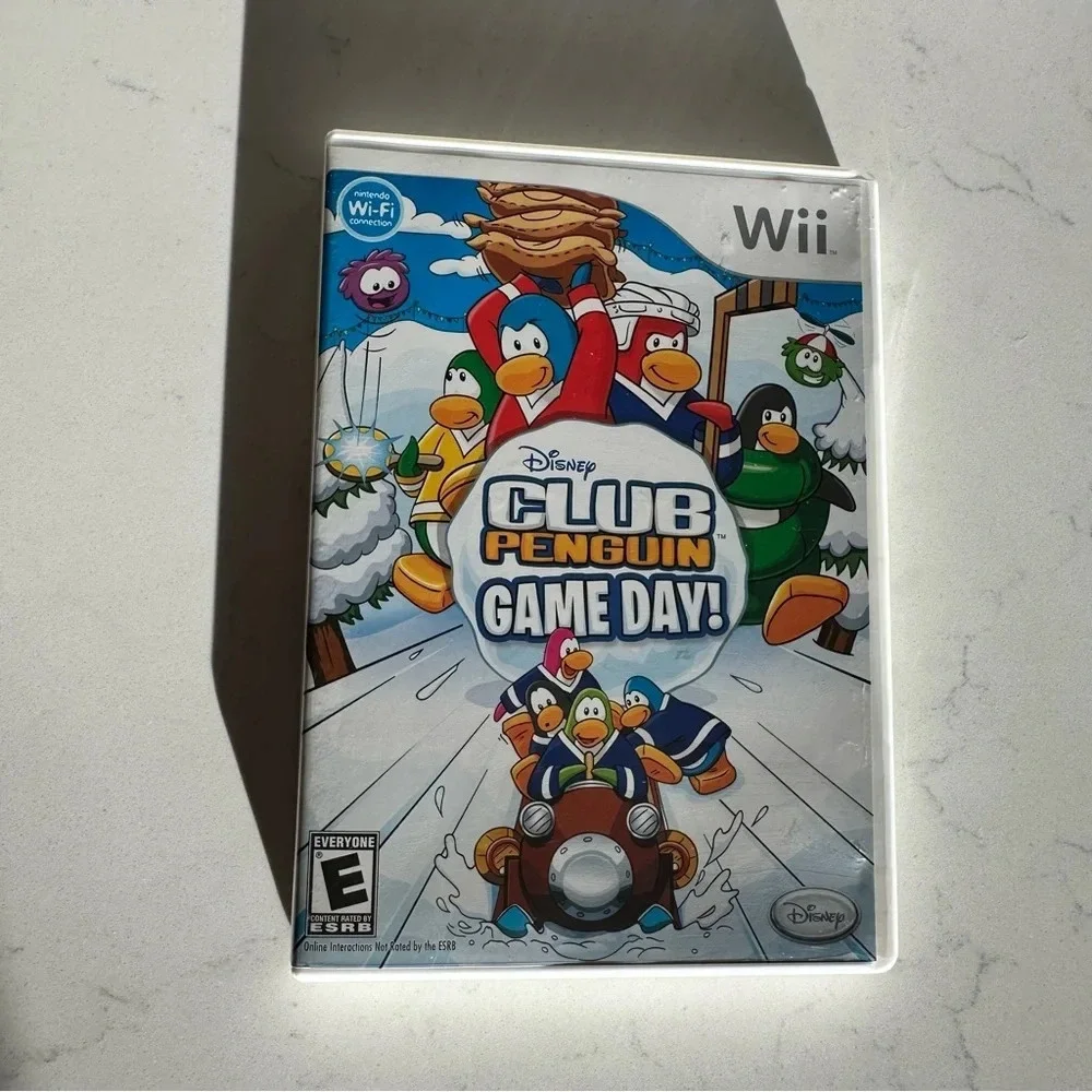 Nintendo Wii Club Penguin Game Day complete game with manual
